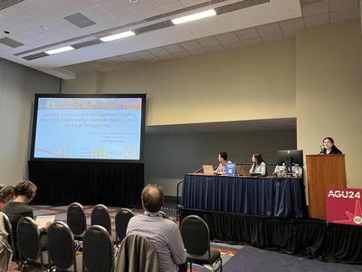 Xiaolu's presentation focused on connections between spring and fall phenology
