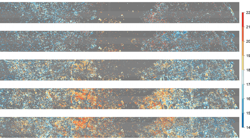 Impacts of urbanization on vegetation phenology over the past three decades in Shanghai, China